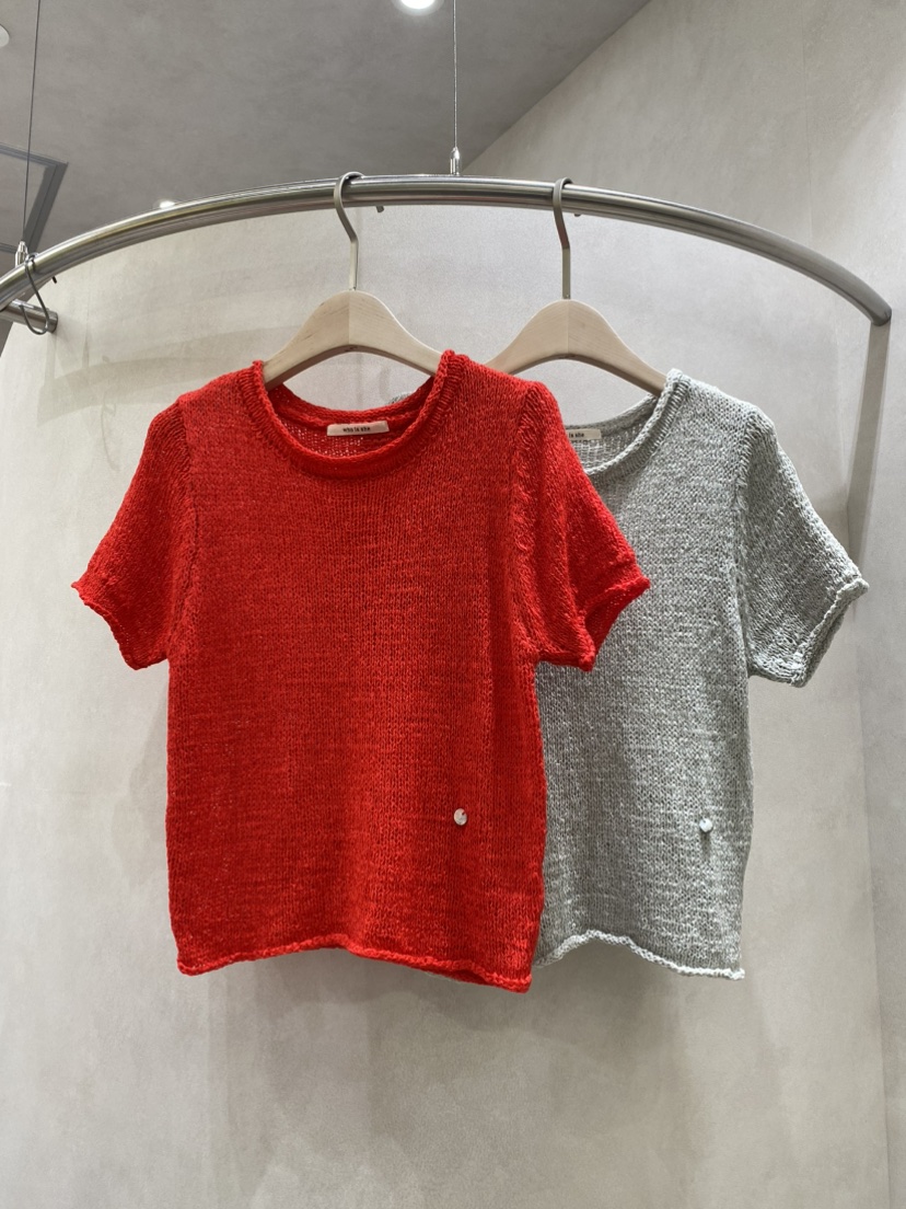 WHO IS SHE東大門實拍韓國女士新款26春夏推薦人氣T恤網狀WHO IS SHET恤