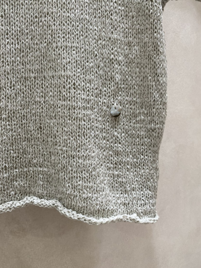 WHO IS SHE東大門實拍韓國女士新款26春夏推薦人氣T恤網狀WHO IS SHET恤