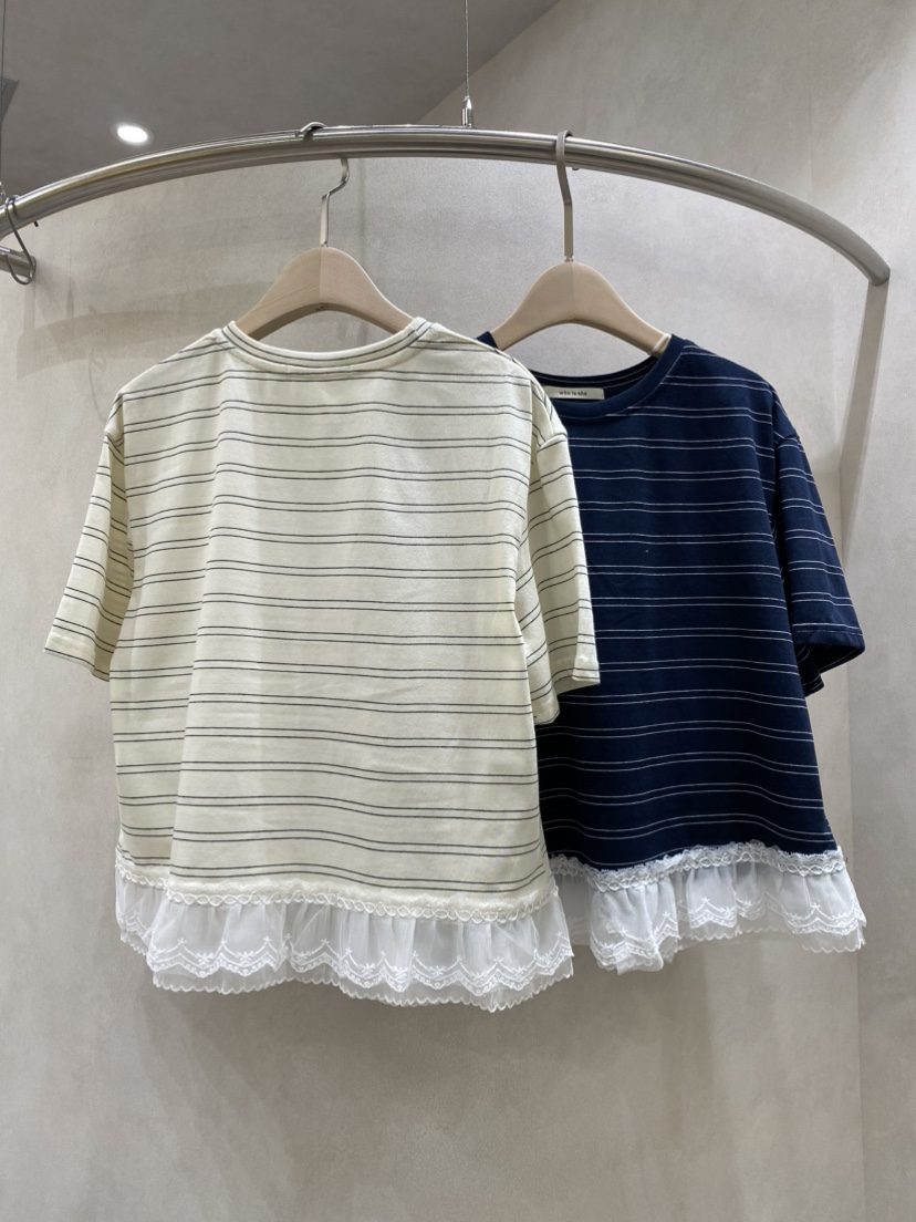 WHO IS SHE韓國直郵女裝新品26夏季休閑時尚人氣熱賣T恤WHO IS SHET恤