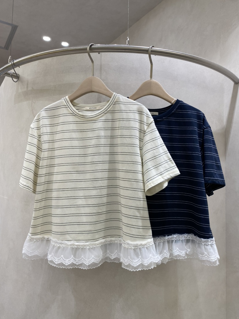 WHO IS SHE韓國直郵女裝新品26夏季休閑時尚人氣熱賣T恤WHO IS SHET恤