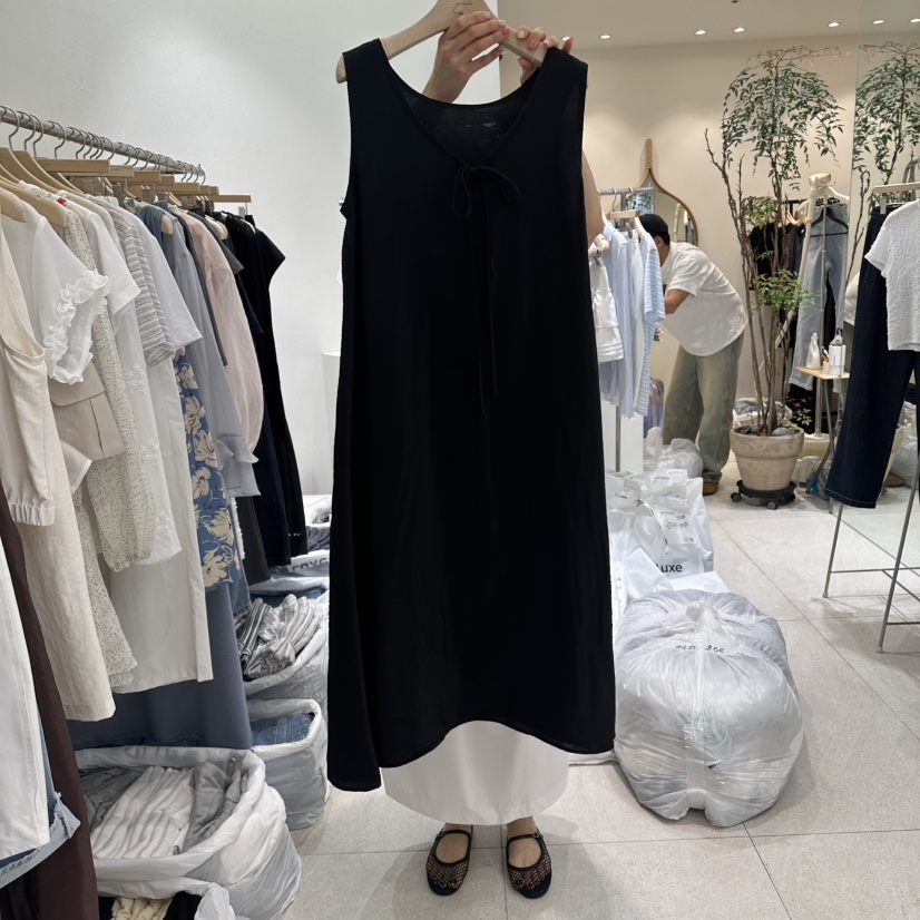 GRACIA韓國東大門代購女裝新品時尚人氣26夏季連衣裙印花GRACIA連衣裙圖色3