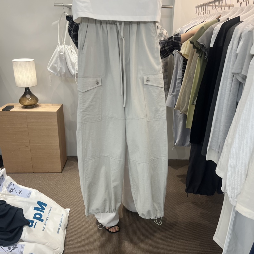 SIHO ARCHIVE韓國東大門直郵女士新品熱賣人氣休閑褲撞色SIHO ARCHIVE休閑褲圖色2