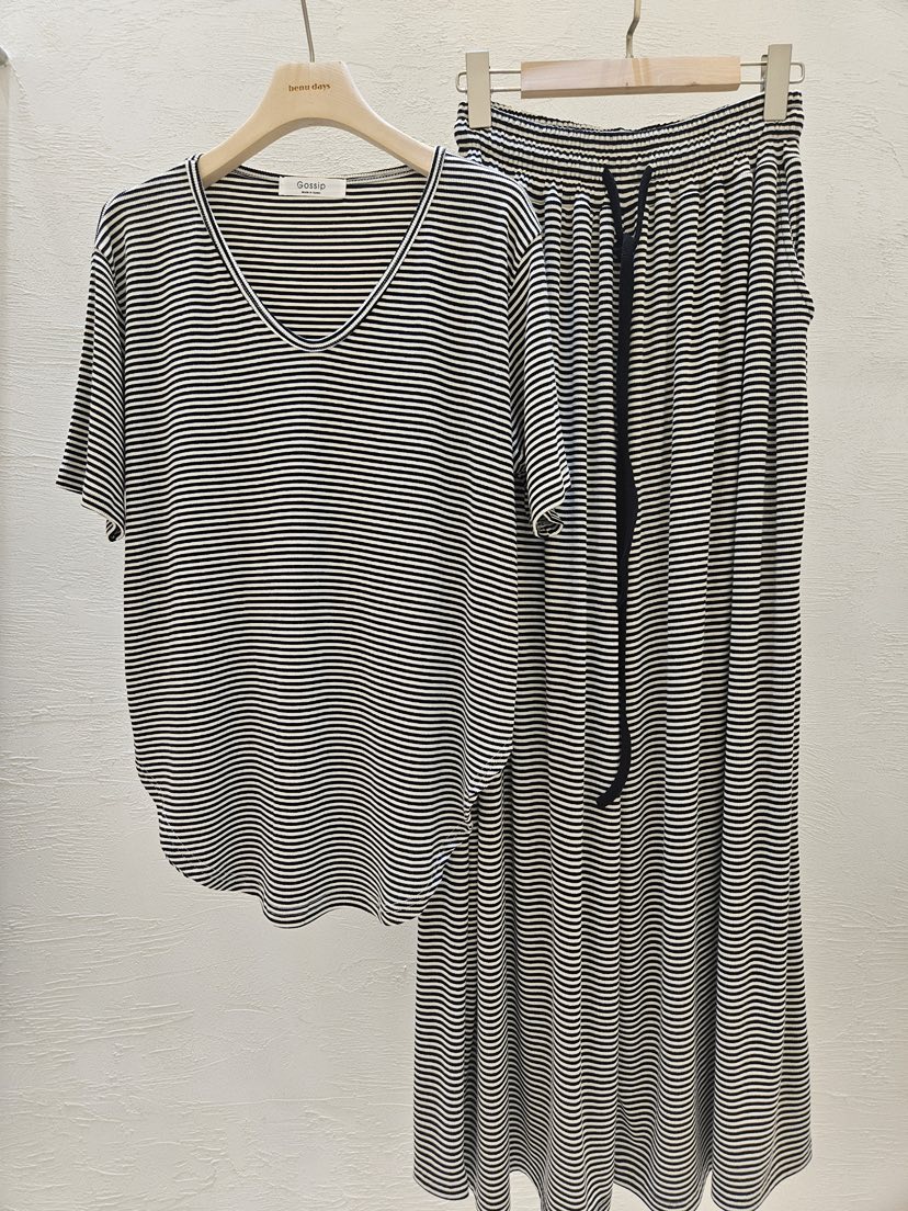 GOSSIP韓國東大門直郵女士新品26春夏休閑26夏季職業套裝V領GOSSIP套裝