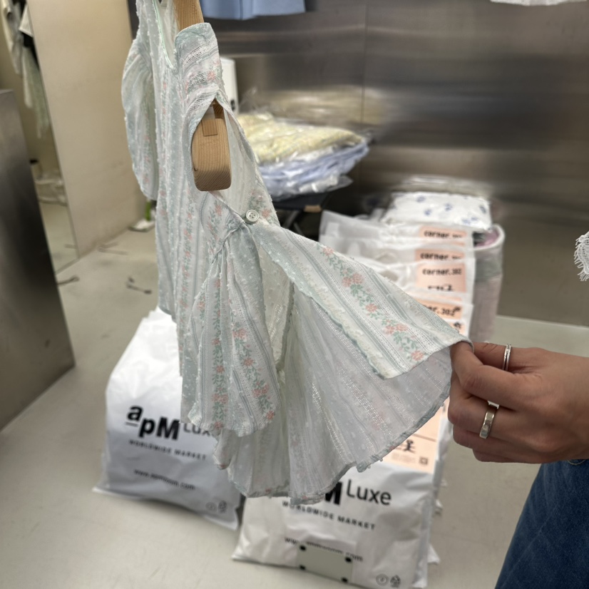 CORNER韓國直郵女士新款26春夏職業推薦26夏季襯衫蕾絲衫CORNER.302襯衫/蕾絲衫