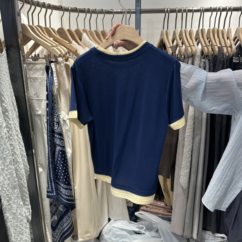 HABLE韓國直郵女士新品26夏季職業推薦休閑時尚熱賣人氣T恤HABLET恤