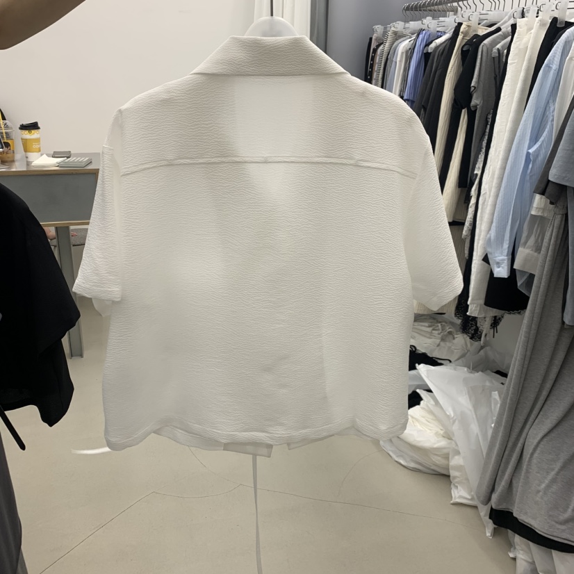 STAINLESS韓國東大門代購女裝新款推薦休閑熱賣襯衫蕾絲衫STAINLESS襯衫/蕾絲衫