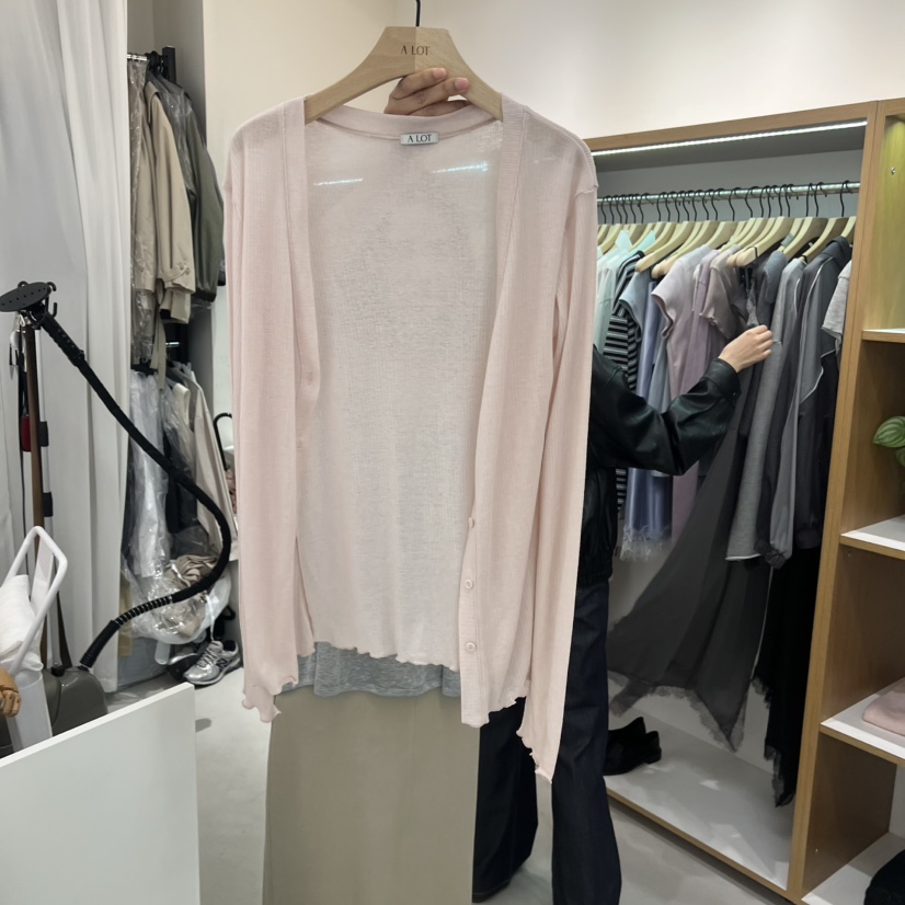 ALOT韓國東大門代購女裝新品人氣休閑時尚推薦26夏季長袖T恤A LOT長袖T恤圖色3