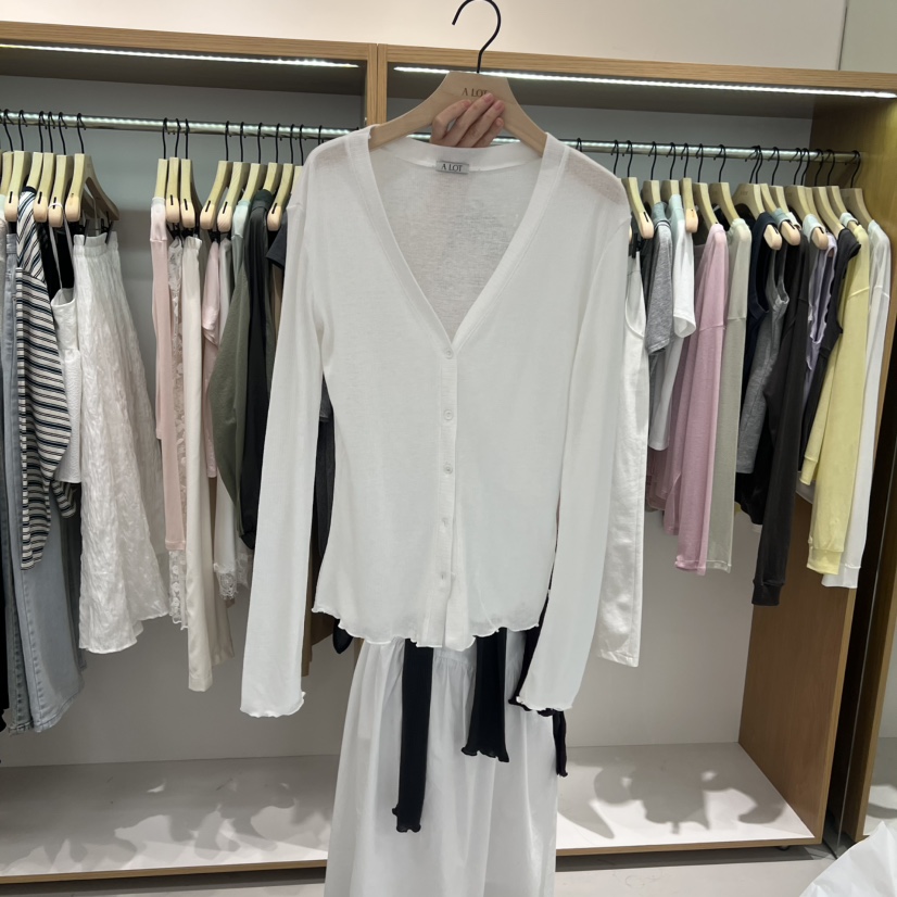 ALOT韓國東大門代購女裝新品人氣休閑時尚推薦26夏季長袖T恤A LOT長袖T恤圖色4