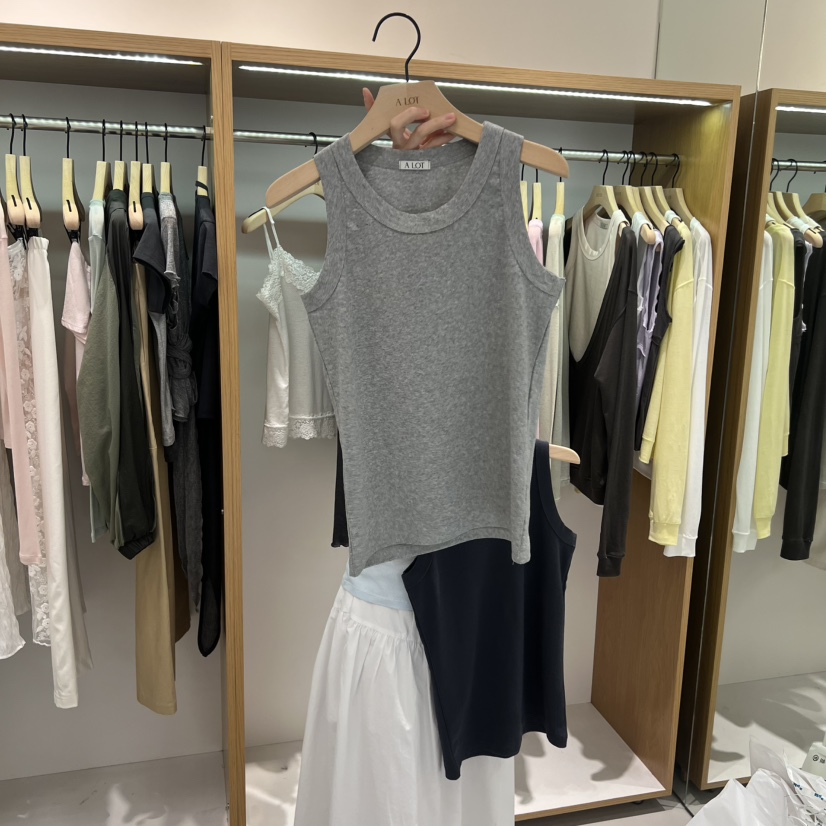 ALOT東大門實拍韓國女士新款26春夏職業熱賣人氣吊帶背心A LOT吊帶/背心圖色1