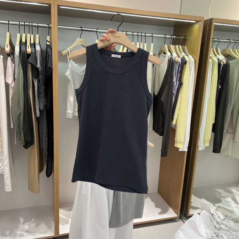 ALOT東大門實拍韓國女士新款26春夏職業熱賣人氣吊帶背心A LOT吊帶/背心圖色2