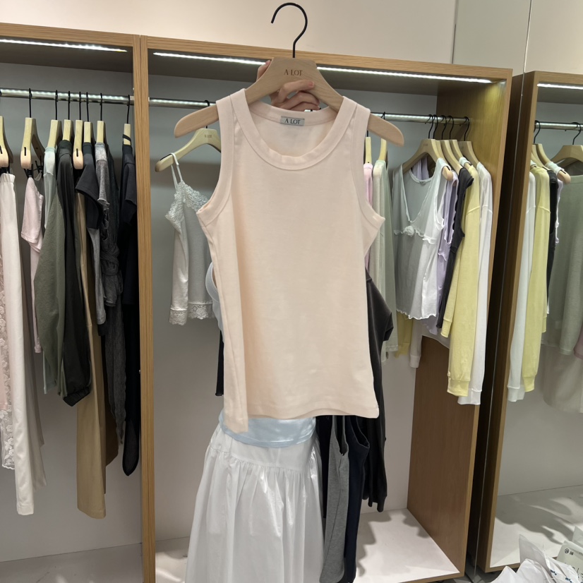 ALOT東大門實拍韓國女士新款26春夏職業熱賣人氣吊帶背心A LOT吊帶/背心圖色3