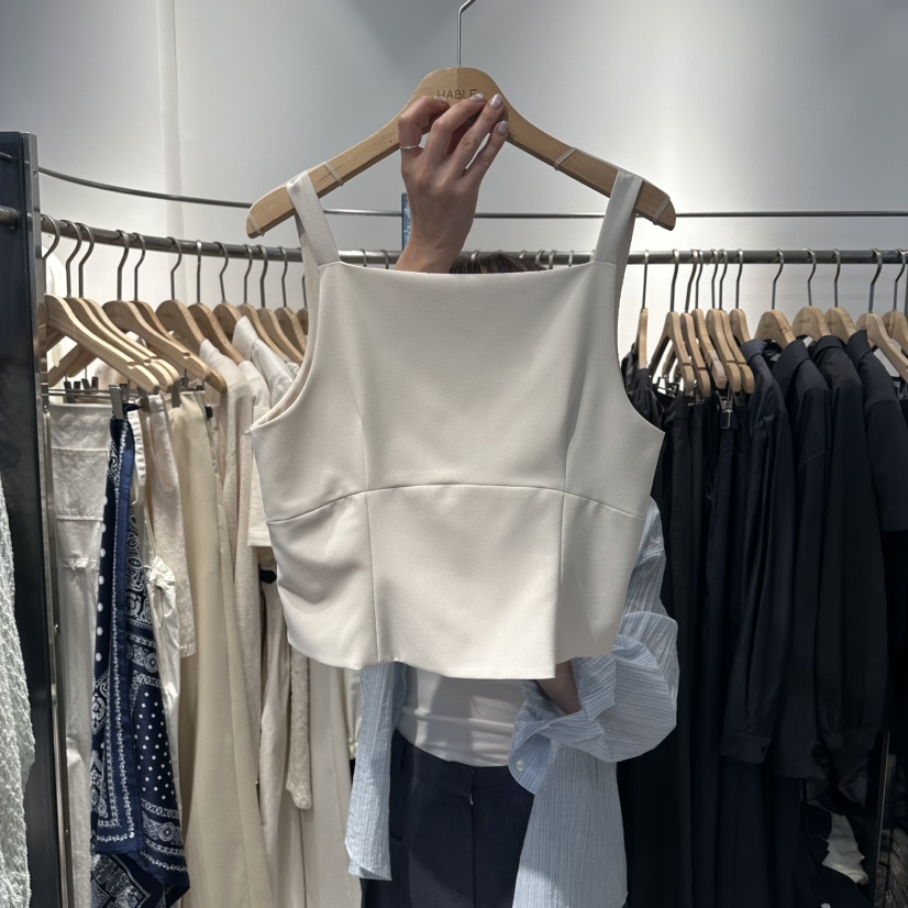 HABLE韓國東大門代購女士新款26夏季職業推薦熱賣吊帶背心HABLE吊帶/背心圖色1