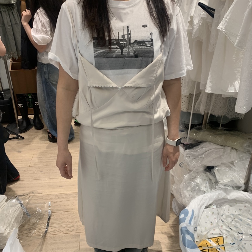 OGI韓國東大門直郵女裝新品時尚推薦職業連衣裙不含內搭絲綢FLat OGI連衣裙圖色2