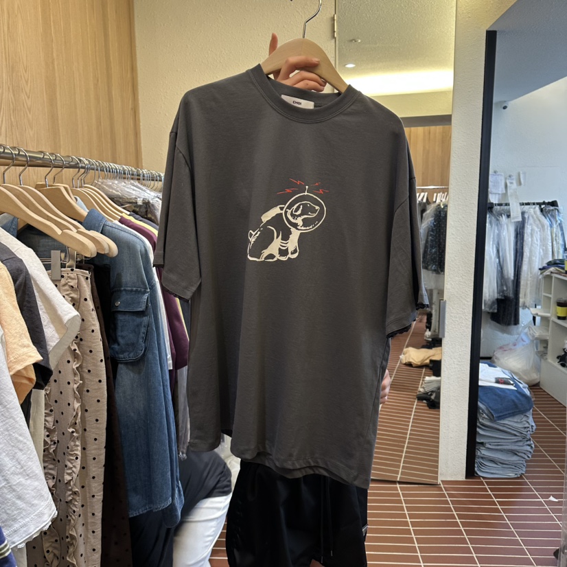 CHOI-L韓國東大門代購女裝新品26春夏時尚26夏季熱賣T恤CHOIT恤圖色2