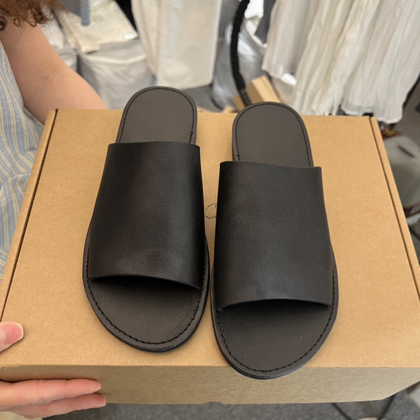 MAG韓國代購女士新款休閑人氣推薦職業熱賣26夏季涼鞋拖鞋牛皮MAG涼鞋/拖鞋圖色1