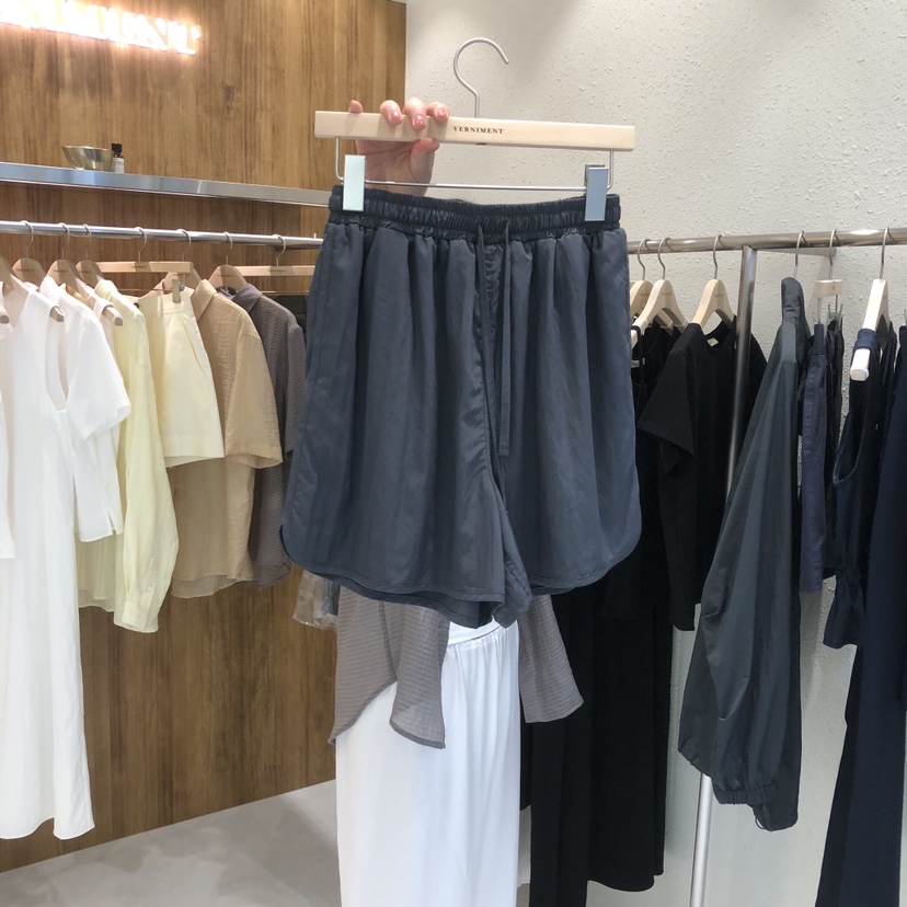 FIFO/UNANSWERED-MYSTERY韓國直郵實拍女裝新款26春夏短褲FIFO/UNANSWERED-MYSTERY短褲圖色1