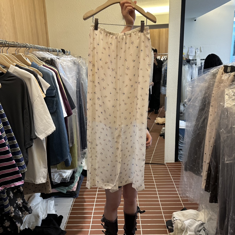 CHOI-L韓國東大門代購女裝新品熱賣時尚人氣26夏季長裙花朵CHOI長裙