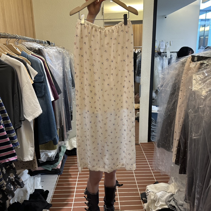 CHOI-L韓國東大門代購女裝新品熱賣時尚人氣26夏季長裙花朵CHOI長裙圖色1