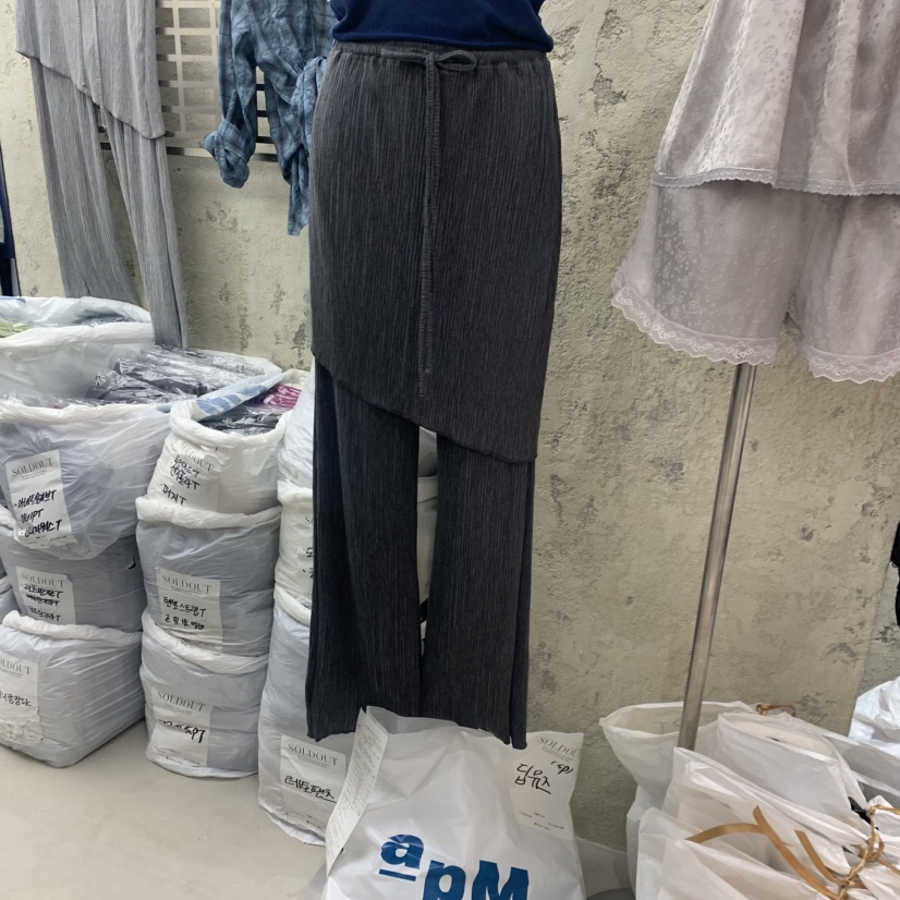 SOLD OUT韓國直郵女士新款時尚26夏季26春夏休閑職業裙褲SOLD OUT裙褲圖色1