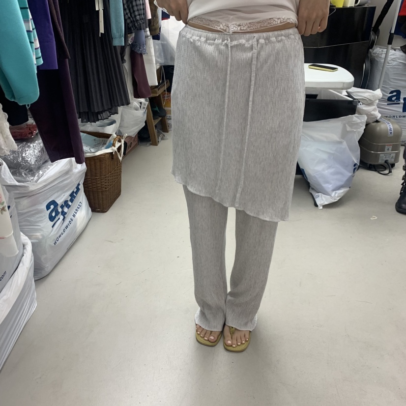 SOLD OUT韓國直郵女士新款時尚26夏季26春夏休閑職業裙褲SOLD OUT裙褲圖色2