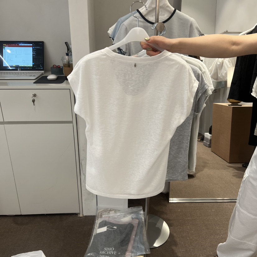 SIHO ARCHIVE韓國東大門代購女士新款人氣時尚職業T恤U領SIHO ARCHIVET恤