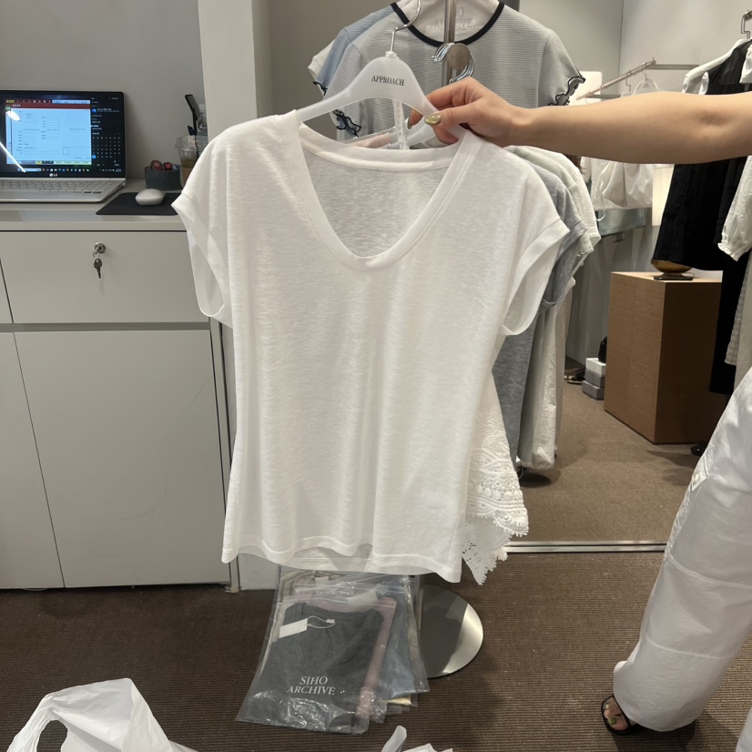 SIHO ARCHIVE韓國東大門代購女士新款人氣時尚職業T恤U領SIHO ARCHIVET恤圖色5