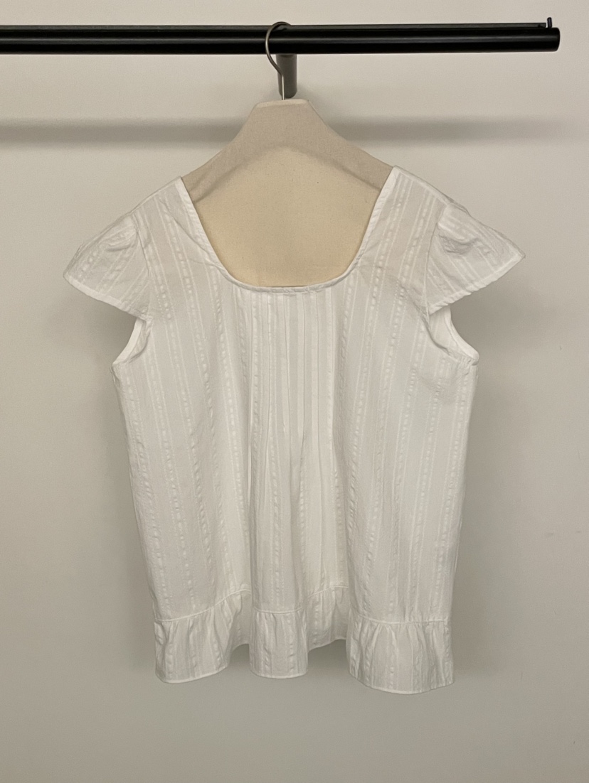 BOLD-A韓國直郵實拍女裝新品26春夏26夏季襯衫蕾絲衫褶裥RE BOLD襯衫/蕾絲衫圖色1