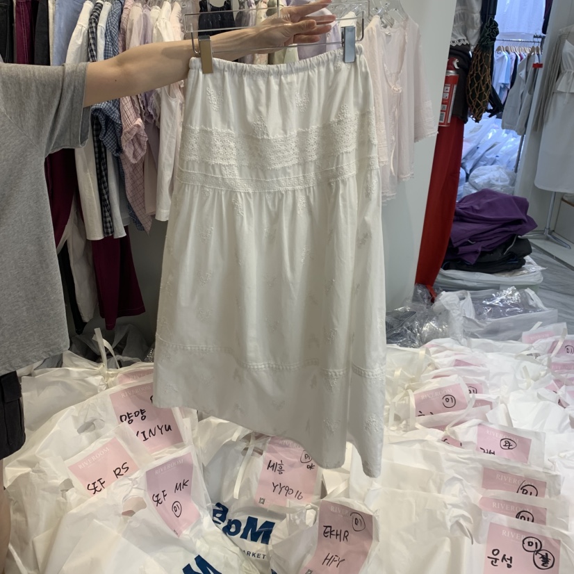 RIVEROOM韓國直郵實拍女士新款人氣熱賣休閑半身裙中短裙RIVEROOM半身裙/中短裙