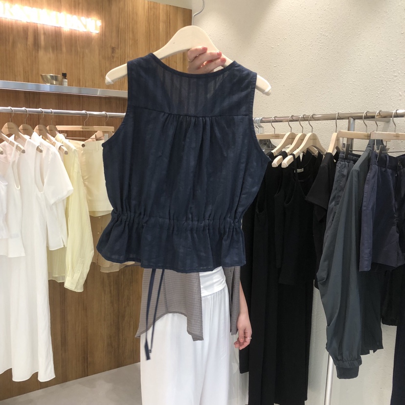 FIFO/UNANSWERED-MYSTERY東大門實拍韓國女裝新品26夏季吊帶背心FIFO/UNANSWERED-MYSTERY吊帶/背心