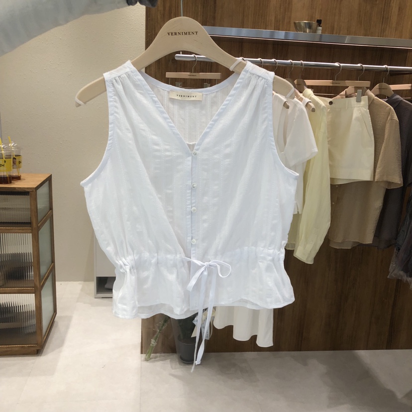 FIFO/UNANSWERED-MYSTERY東大門實拍韓國女裝新品26夏季吊帶背心FIFO/UNANSWERED-MYSTERY吊帶/背心圖色1