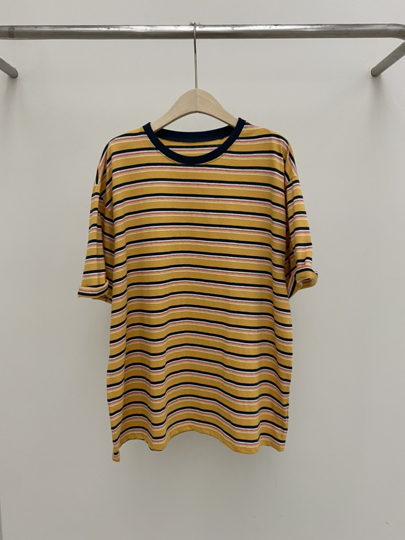 COCOMATON韓國代購女士新款熱賣時尚職業推薦休閑T恤條紋COCOMATONT恤圖色1