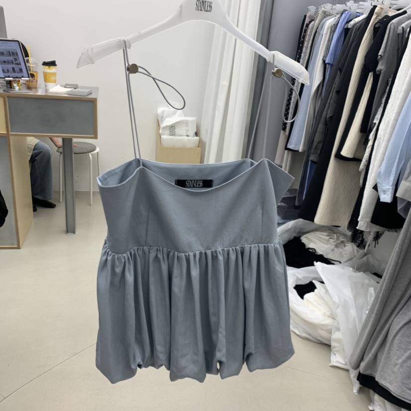 STAINLESS韓國代購女士新款人氣推薦職業26夏季時尚吊帶背心STAINLESS吊帶/背心圖色1