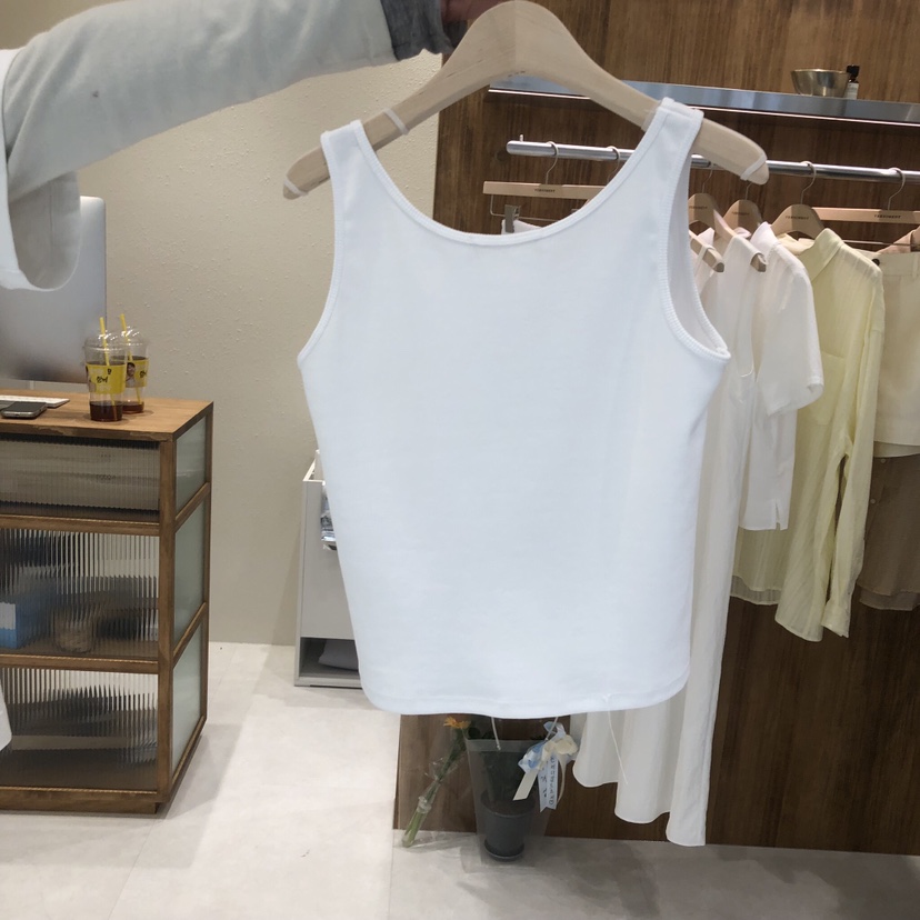 FIFO/UNANSWERED-MYSTERY韓國代購女裝新款職業吊帶背心圓領FIFO/UNANSWERED-MYSTERY吊帶/背心