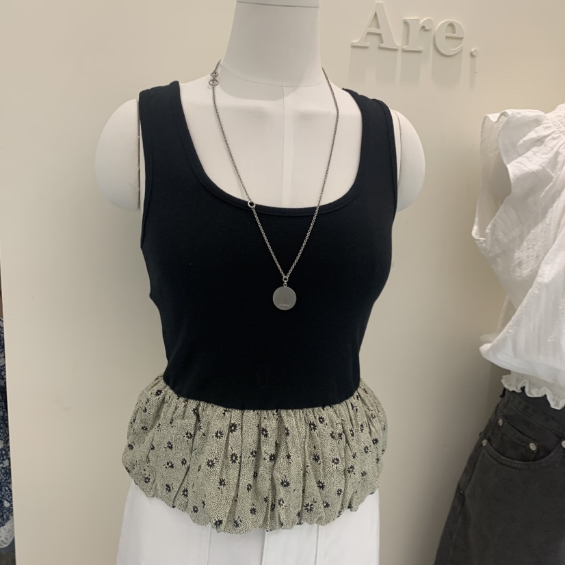 ARE韓國東大門代購女裝新款熱賣推薦休閑26春夏時尚吊帶背心ARE YOU/ARE吊帶/背心圖色2