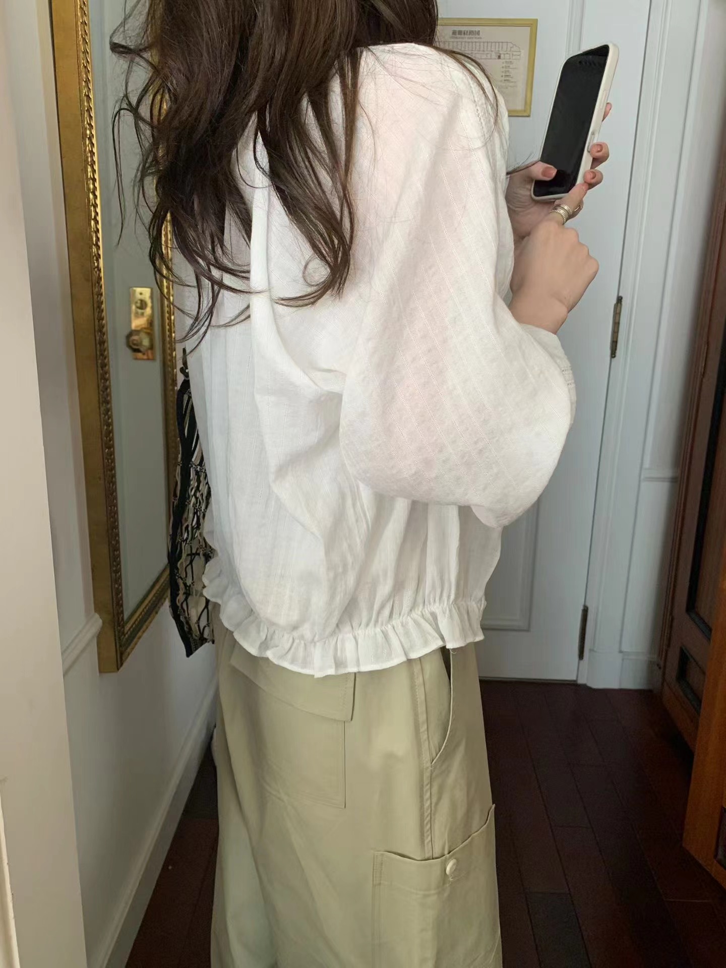 MELLOUNGE-멜라운지-T韓國直郵實拍女裝新款人氣襯衫蕾絲衫MELLOUNGE-2件起襯衫/蕾絲衫