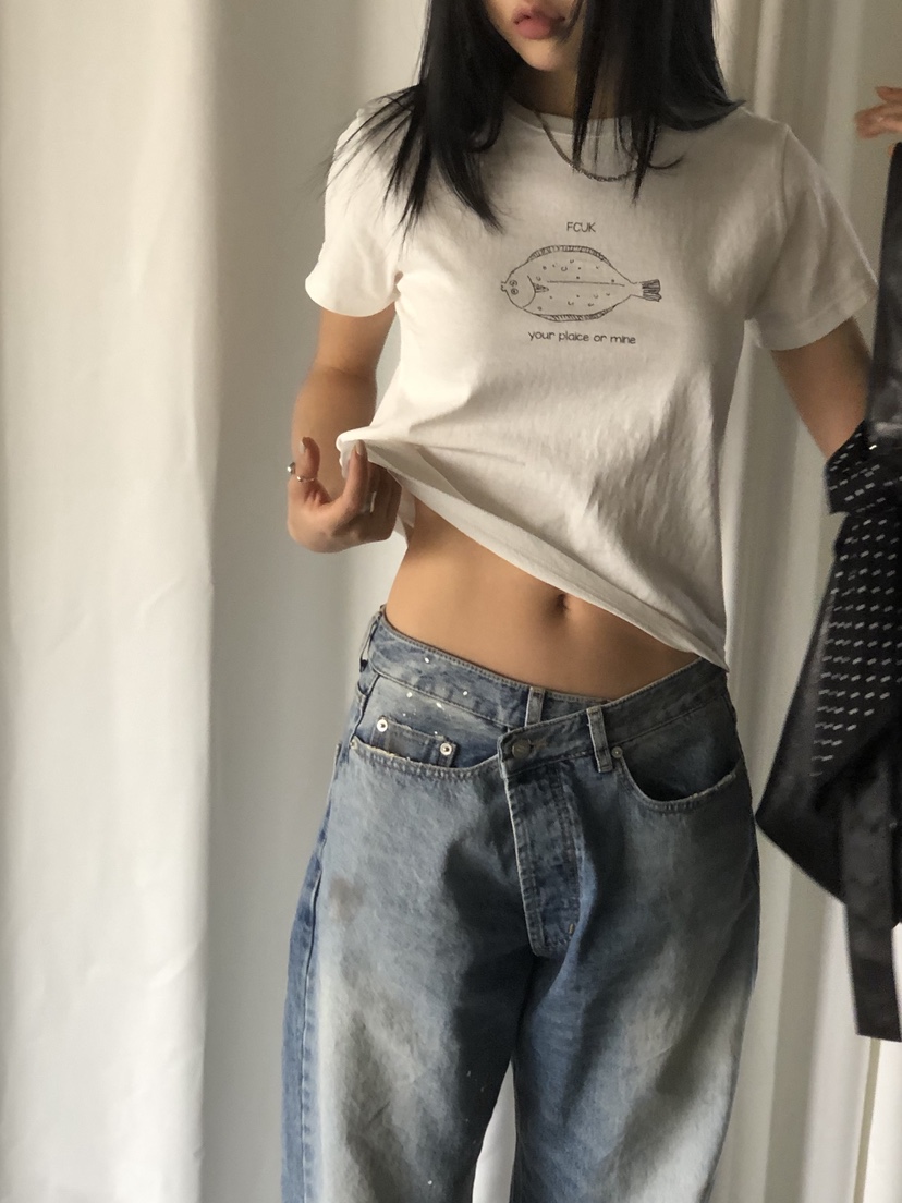 SUNDER MARKET韓國東大門代購女士新品職業26春夏時尚T恤SUNDER MARKETT恤