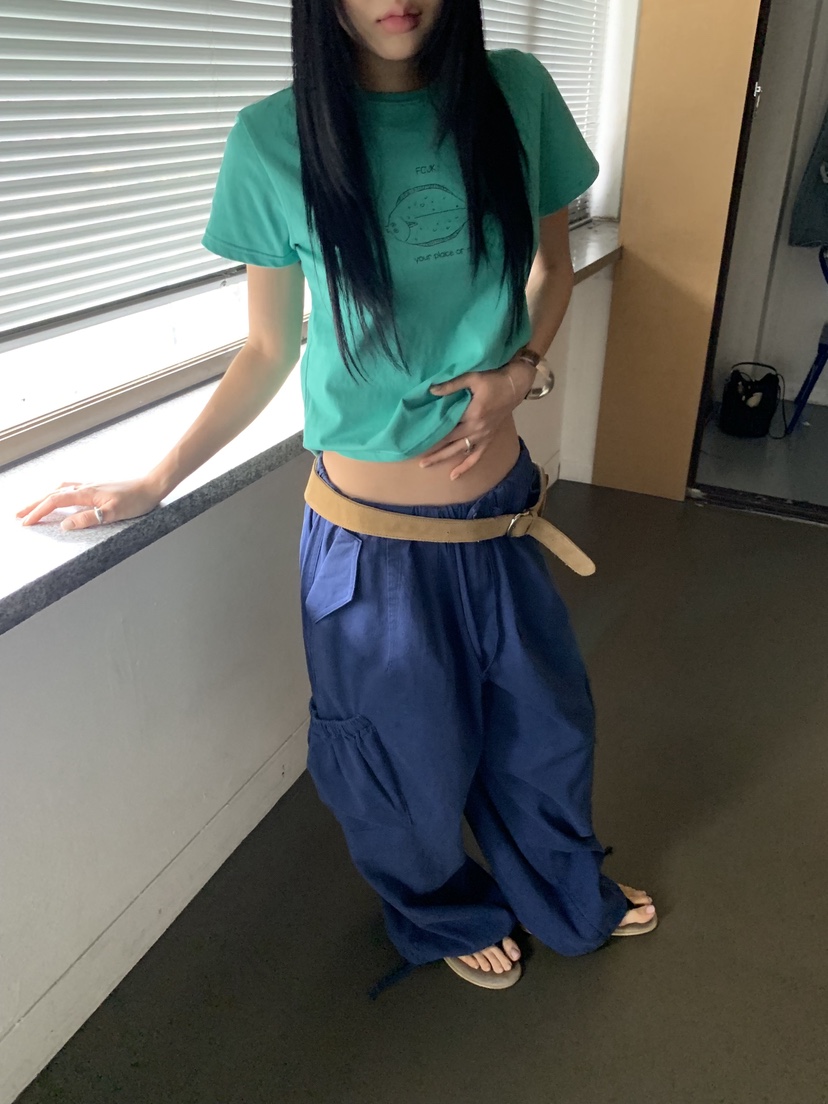 SUNDER MARKET韓國東大門代購女士新品職業26春夏時尚T恤SUNDER MARKETT恤