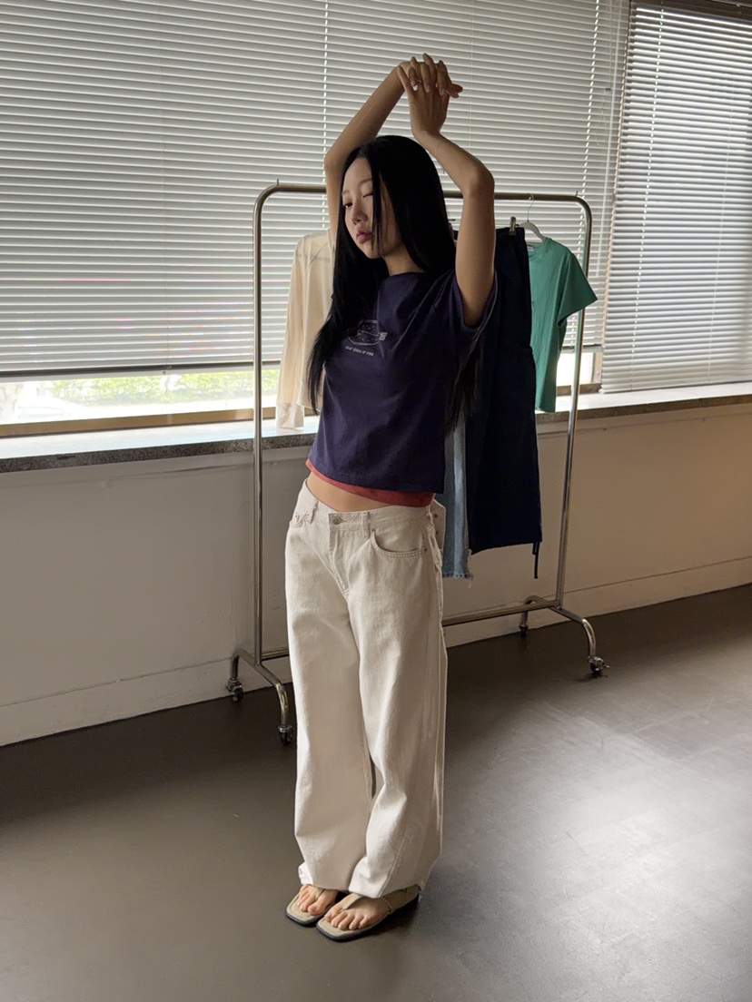 SUNDER MARKET韓國東大門代購女士新品職業26春夏時尚T恤SUNDER MARKETT恤