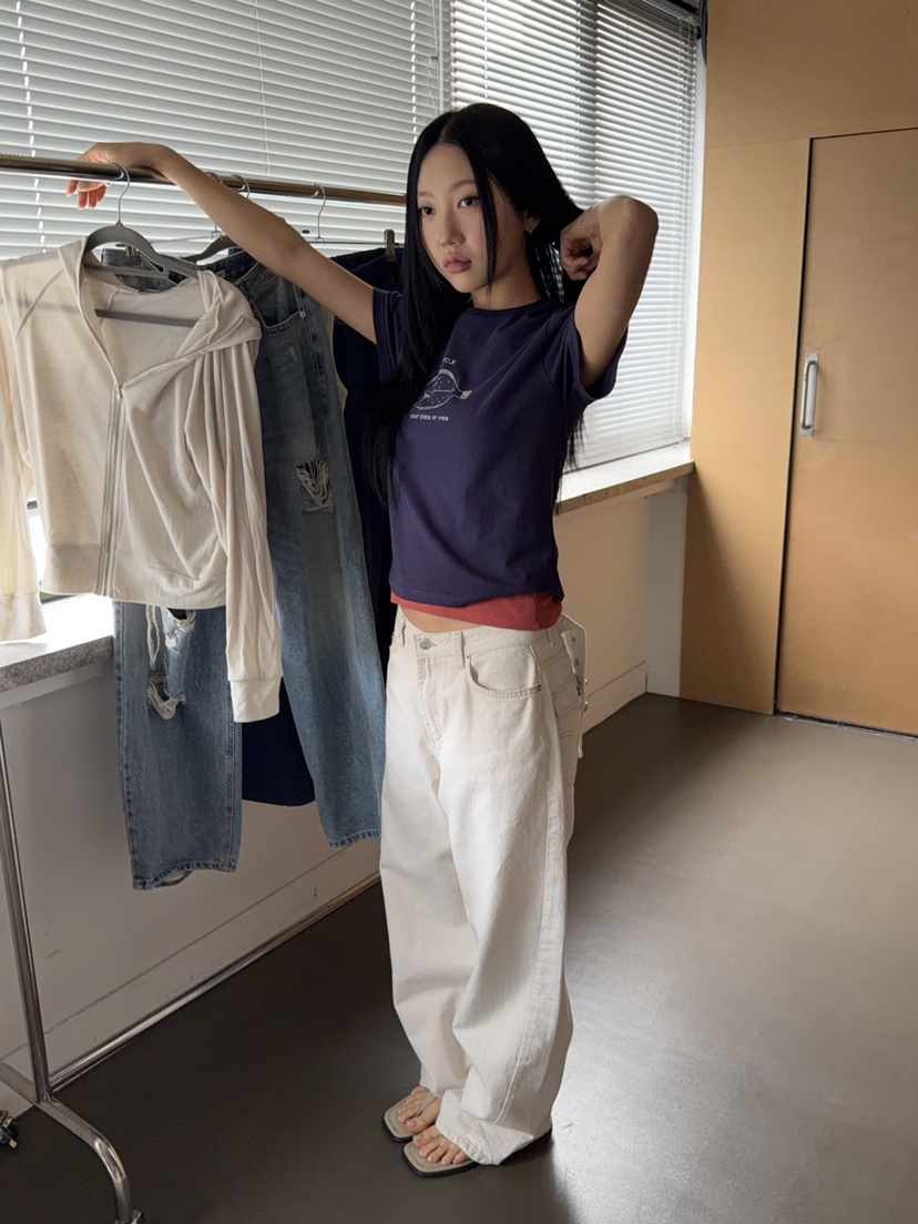 SUNDER MARKET韓國東大門代購女士新品職業26春夏時尚T恤SUNDER MARKETT恤