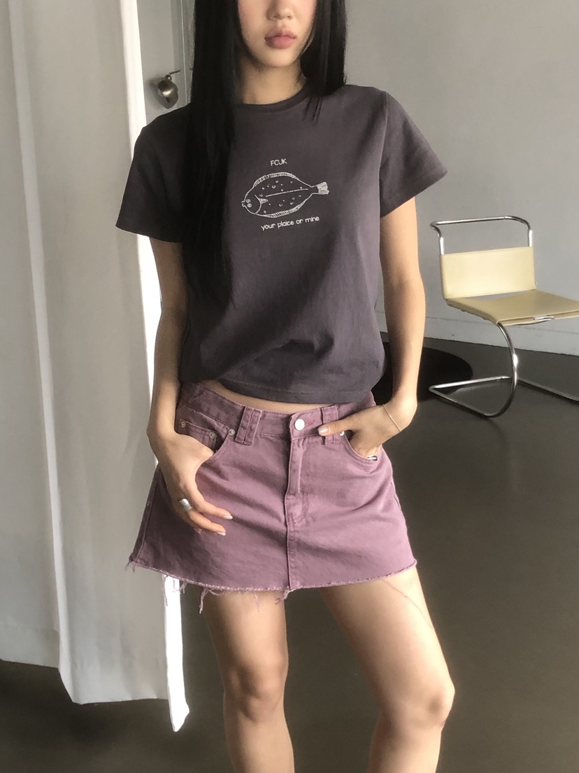 SUNDER MARKET韓國東大門代購女士新品職業26春夏時尚T恤SUNDER MARKETT恤圖色1