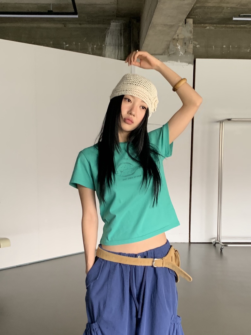 SUNDER MARKET韓國東大門代購女士新品職業26春夏時尚T恤SUNDER MARKETT恤圖色3