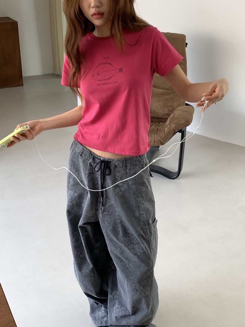 SUNDER MARKET韓國東大門代購女士新品職業26春夏時尚T恤SUNDER MARKETT恤圖色5