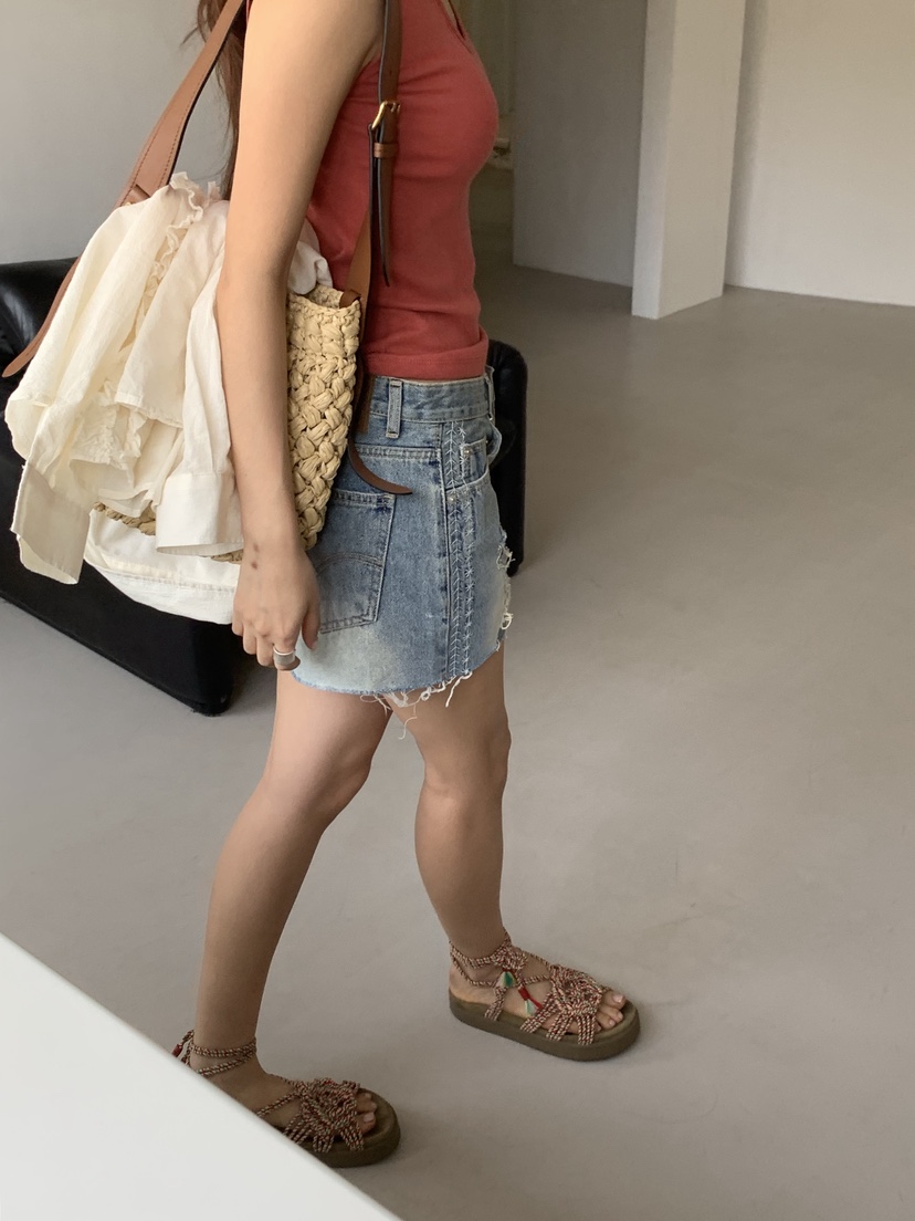 SUNDER MARKET韓國東大門直郵女裝新款職業26夏季26春夏短褲SUNDER MARKET短褲