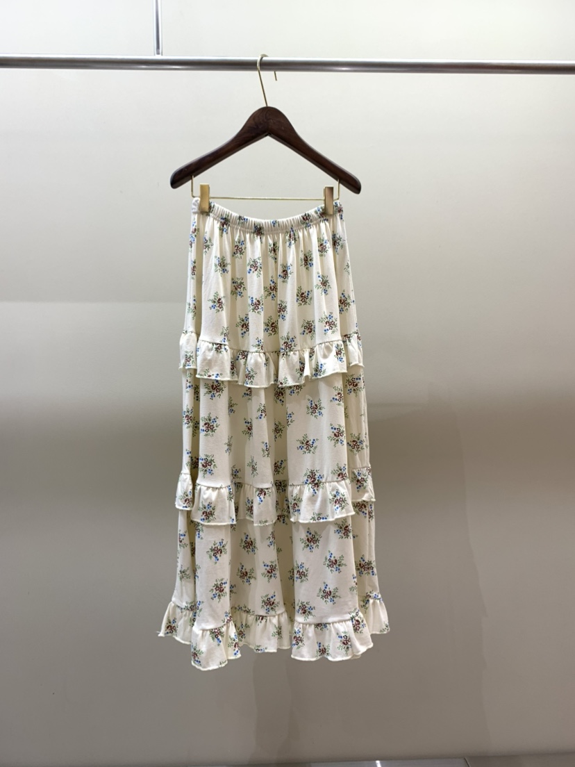 CAMEL-P韓國代購女士新品26夏季長裙小花Came_l 家長裙