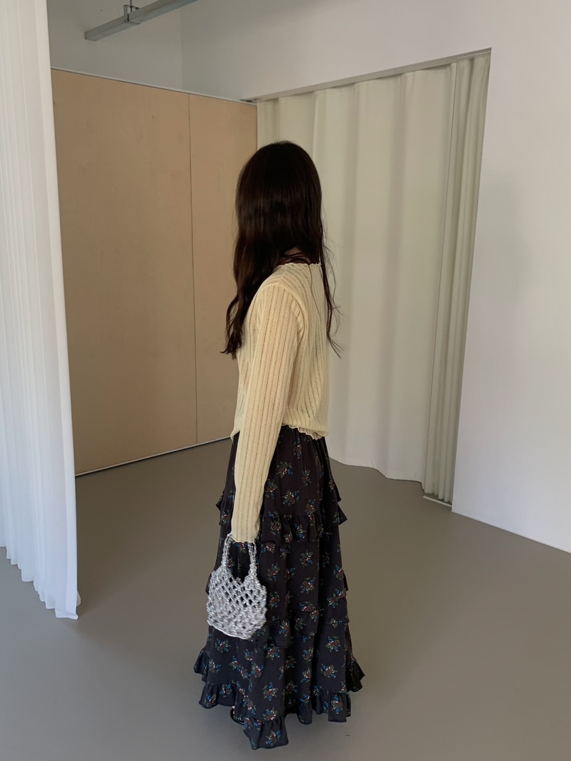 CAMEL-P韓國代購女士新品26夏季長裙小花Came_l 家長裙