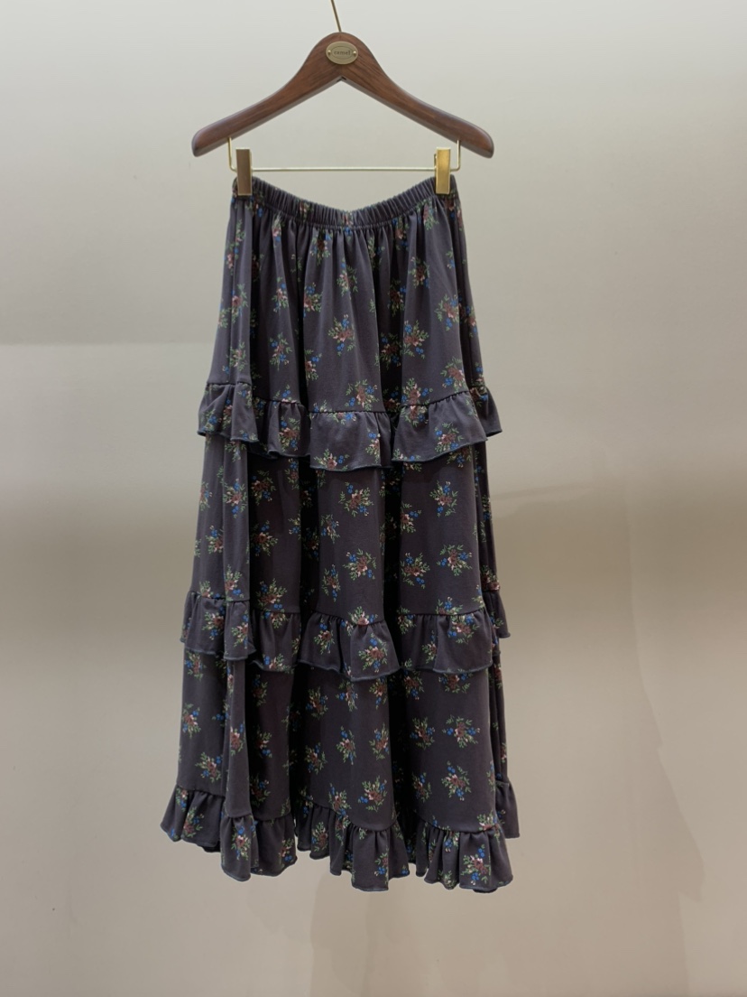 CAMEL-P韓國代購女士新品26夏季長裙小花Came_l 家長裙圖色1