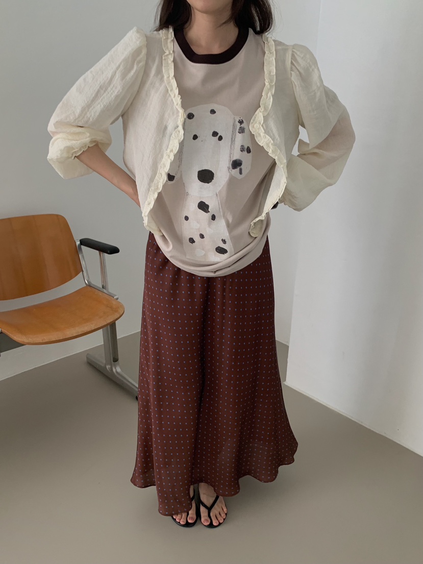 CAMEL-P韓國直郵女士新品26春夏長裙Came_l 家長裙