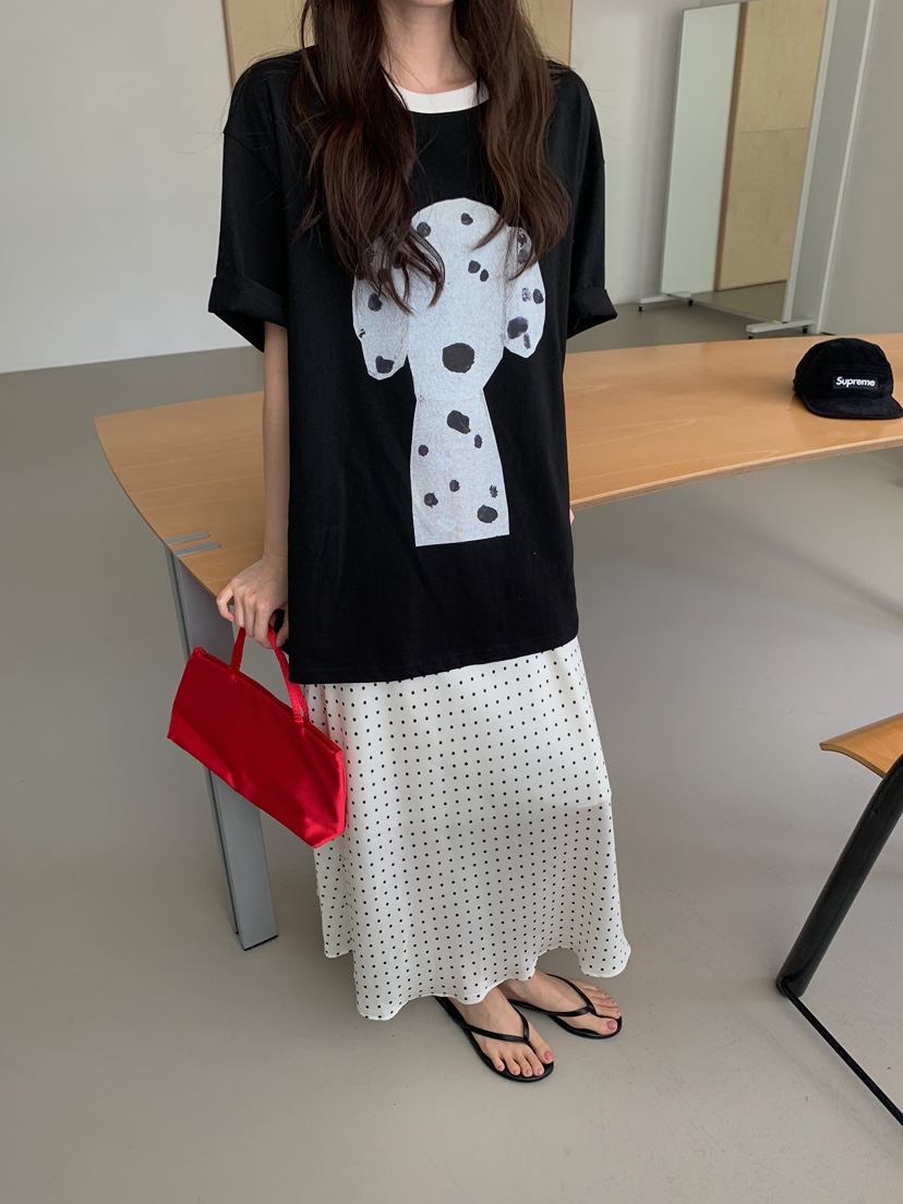 CAMEL-P韓國直郵女士新品26春夏長裙Came_l 家長裙