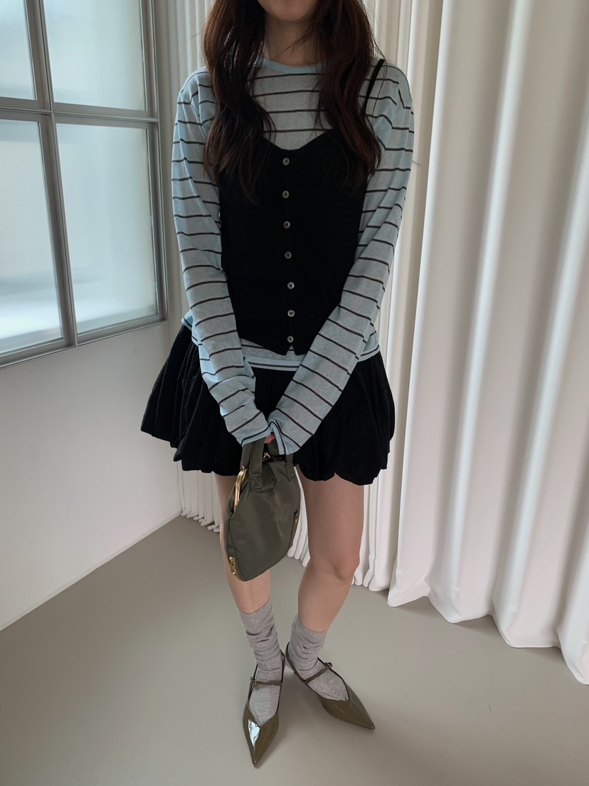 CAMEL-P韓國代購女士新品26夏季短裙蕾絲Came_l 家短裙