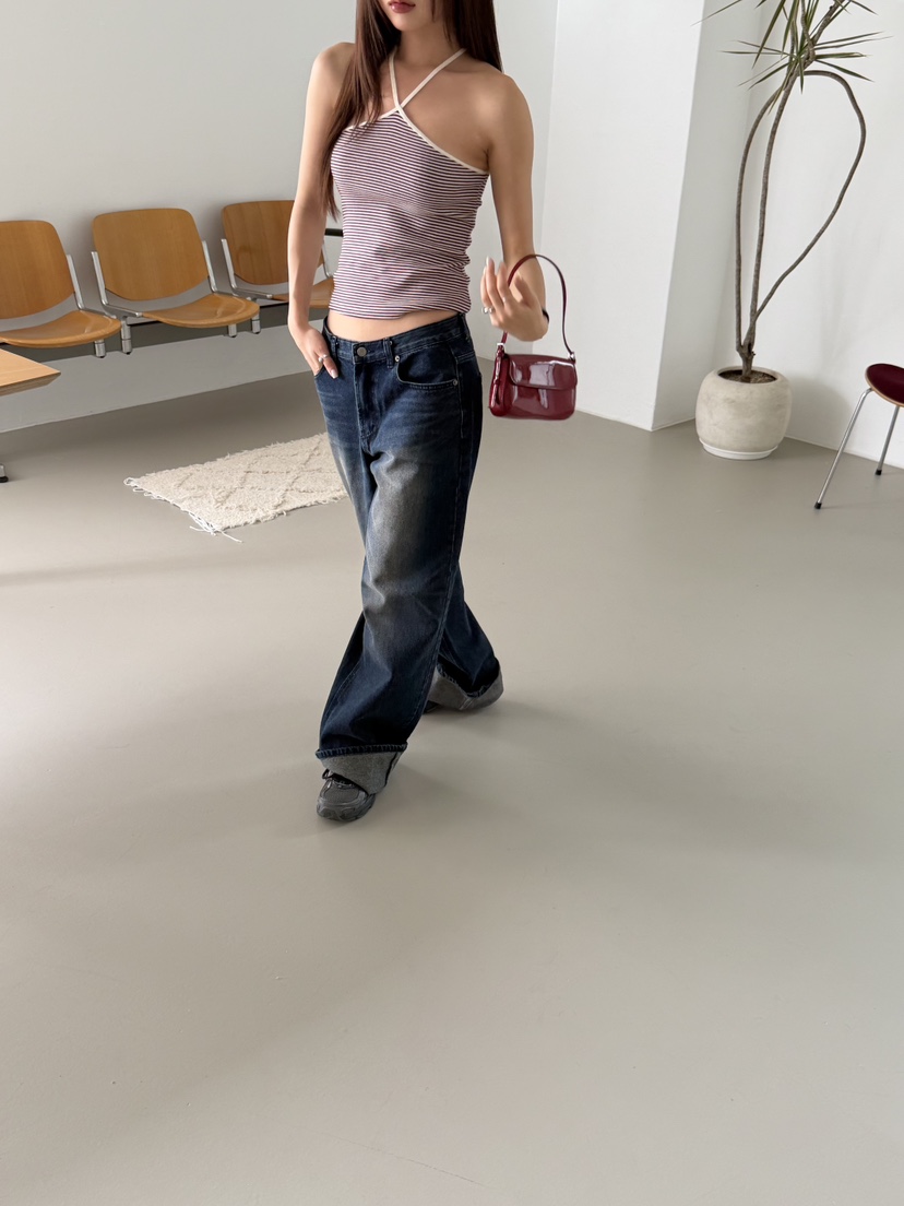 SUNDER MARKET韓國直郵實拍女裝新品時尚推薦休閑吊帶背心SUNDER MARKET吊帶/背心